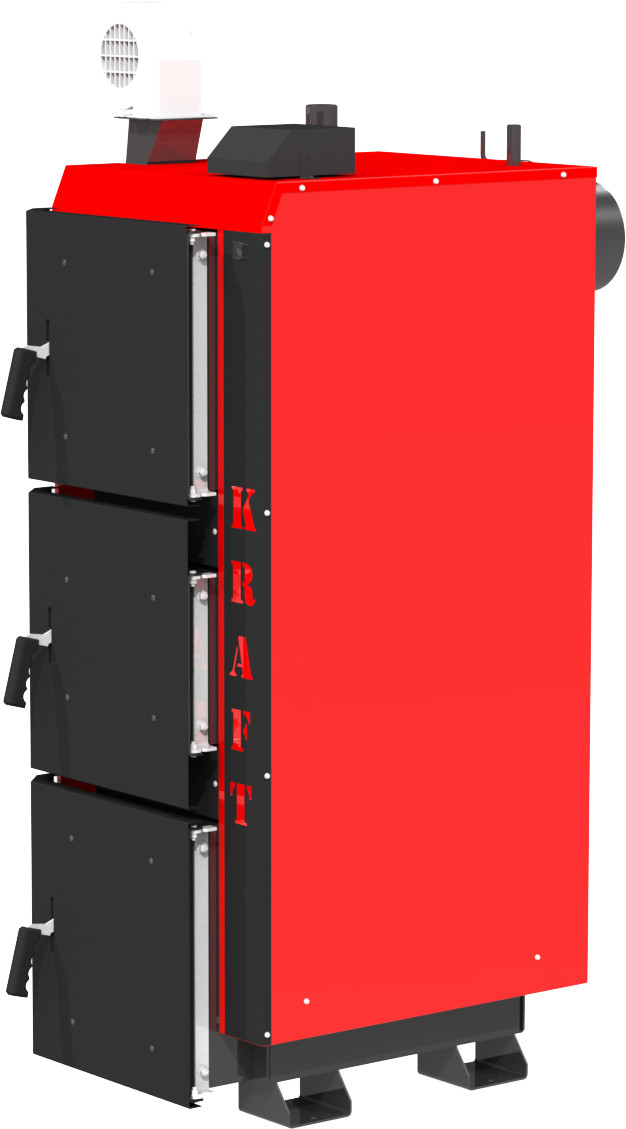 Твердотопливный котел длительного горения для дома KRAFT серии L 75 кВт Площадь 750 м2 - фото 1 - id-p1099018358