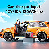 Портативна зарядна станція HOCO DB28 300W Iron Gray+Red yL., фото 6