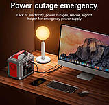 Портативна зарядна станція HOCO DB28 300W Iron Gray+Red yL., фото 7