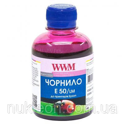 Популярний! Чорнило WWM Epson Stylus Photo R200/R340/RX620 1000г Light Magenta Water (E50/LM-4) - Краща якість тільки на