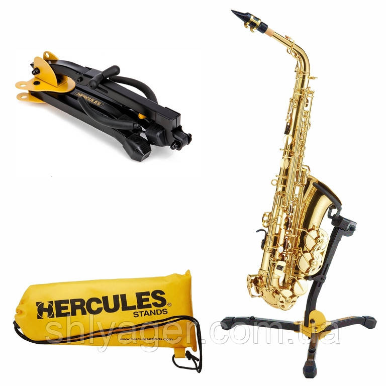 HERCULES DS630BB Стойка для саксофона альт/тенор - фото 2 - id-p1587863611