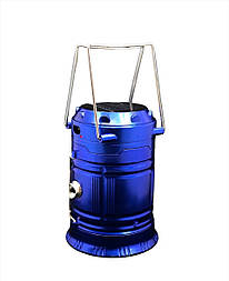 Ліхтар світлодіодний HS-5900T BLUE (сонячна батарея, USB)