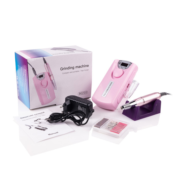 Фрезер Mobile Drill BQ-101 PINK на акумуляторі