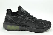 Кросівки Adidas ZX 2K Boost 2.0 чорні унісекс (Адидас), фото 4