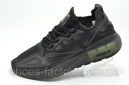 Кросівки Adidas ZX 2K Boost 2.0 чорні унісекс (Адидас), фото 1