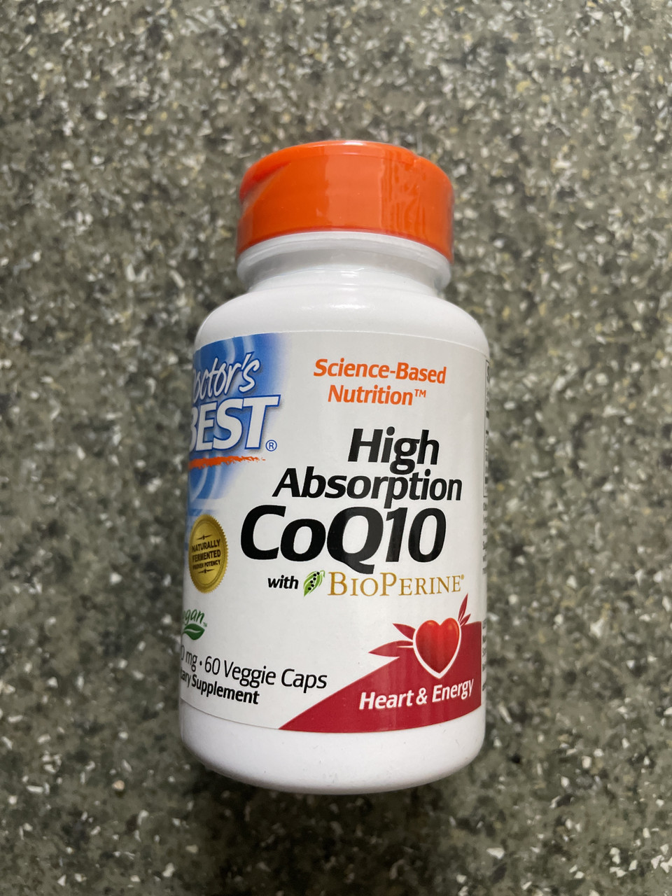 Коензим Q10 Doctor's s Best High Absorption CoQ10  Bioperine 200mg 60 vcaps, фото 1