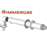 Труба коаксиальная труба Fondital/Immtrgas 100/60