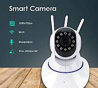 Инфракрасная камера видеонаблюдения Smart Q5 V380-Q5SY 3 антенны с Wi-Fi, IP камера V380-Q5T Wi-Fi 360