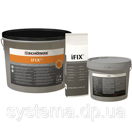 SCHÖNOX iFix — Двокомпонентний клей для гідроізоляційної мембрани, 7,8 кг, фото 1