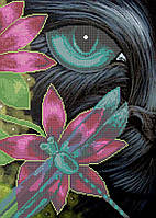 Схема для вишивання бісером Пантера 30х40 см. Габардин