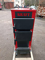 Твердопаливний опалювальний котел на твердому паливі KRAFT 16 кВт Площа 160 м2, фото 3