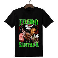 Футболка чорна Fredo Santana Vintage Look T-Shirt Black XS