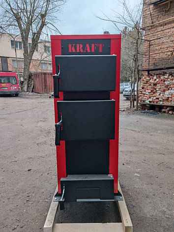 Опалювальний твердопаливний котел KRAFT 24 кВт Площа 240 м2, фото 1