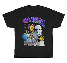 Футболка чорна Lil Uzi Vert ''Manson'' Vintage Look T-Shirt