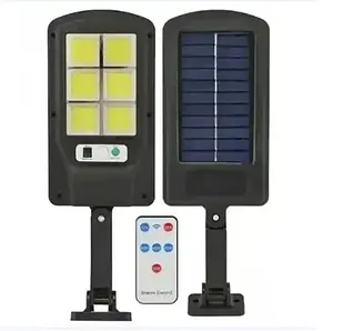 Вуличний ліхтар solar street BK120-6COB з датчиком руху