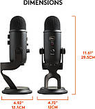 Мікрофон Blue Microphones Yeti Blackout (988-000229), фото 6