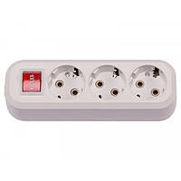 Колодка Benefice для подовження.3 гнізда c заз+викл 7231