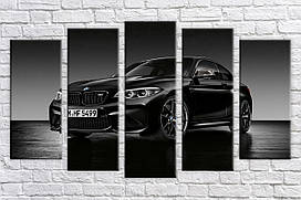 Модульна картина на полотні з 5-ти частин "Чорний бумер"