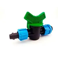 ФІТІНГ - СТАРТОВИЙ з краном без резинки піджимний  SanTehPlast  SL-004