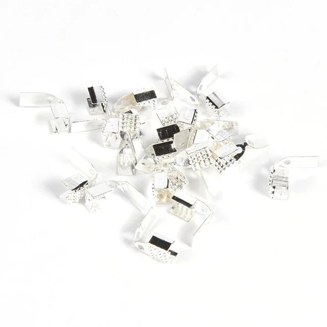 Затиск-кінцевик Finding Для шнура Сріблястий 4 мм х 9 мм