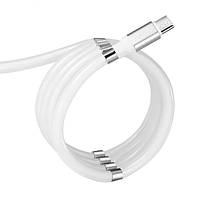 Магнитный кабель MagLink V8 Micro USB / Шнур для зарядки смартфона 1м
