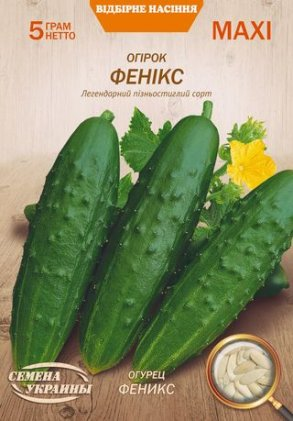 Огірок Фенікс 5 г ТМ Насіння України МАКСІ