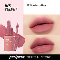 Матовий тінт для губ, Peripera, New Ink The Velveet, #27 Strawberry Nude