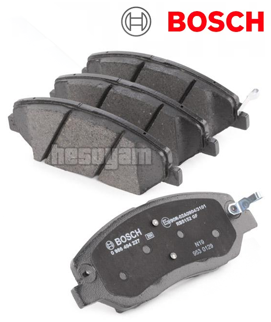 Передні колодки Санта Фе 2, Санта Фе 3, Соренто 2, Корандо 581012JA11 Bosch 0986494227