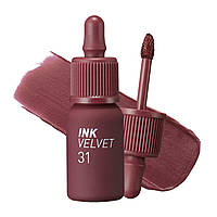 Матовый тинт для губ, Peripera, New Ink The Velvet, #31 Wine Nude