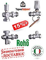 Смесительная группа для теплого пола с эксцентриками ROHO 1х3/4" R71-100075