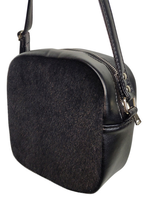 Go Женская модная сумка из экокожи Sambag CBt кроссбоди черная стильная практичная трендовая через плечо - фото 1 - id-p1346989197