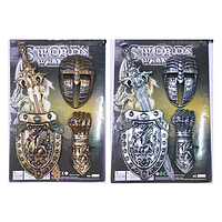 Іграшка, Набір амуніції, Лицар, меч 58 см, щит, маска, нарукавник, на аркуші