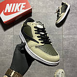 Чоловічі кросівки Nike Air Jordan 1 Low x Travis Scott Retro, кросівки найк аір джордан 1 Тревіс Скотт лов аїр, фото 4