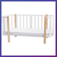 Матрас для детской кроватки Babyroom Oval OKPK-120 (кокос поролон кокос) 11 см белый