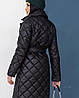 Демісезонне жіноче стьобане чорне пальто Сідней, фото 9