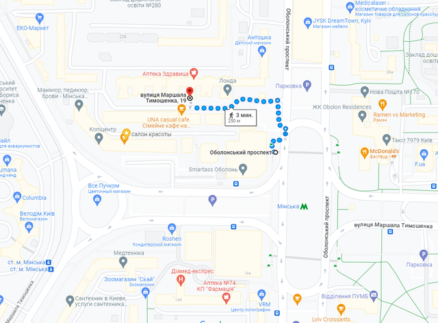 Схема проїзду