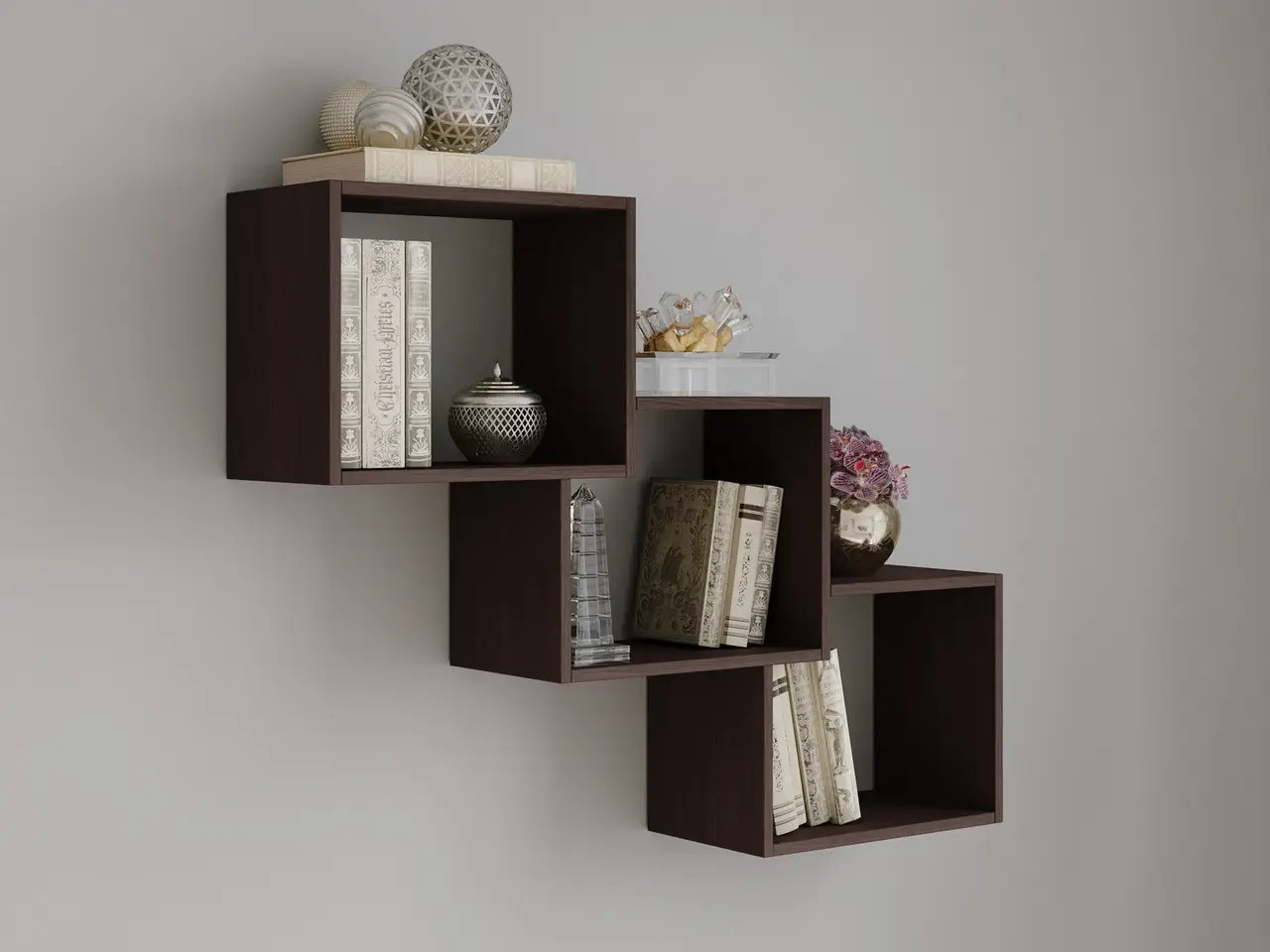 Настінна поличка П-1 Біла, фото 1