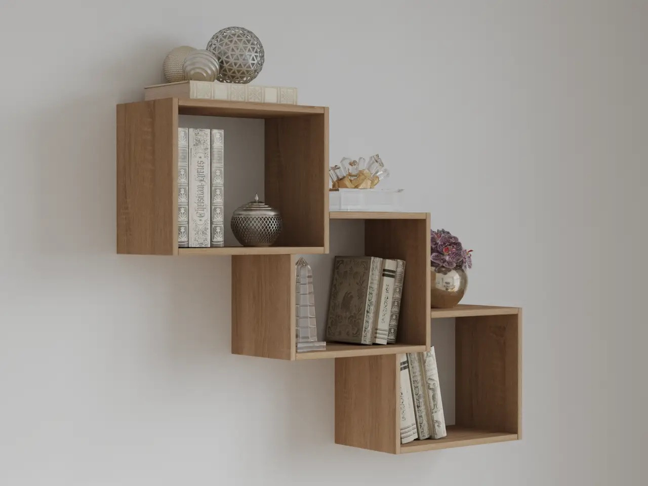 Настінна поличка П-1 Біла, фото 1