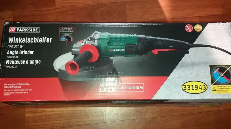 Parkside angle grinder pws outlet 230 d4