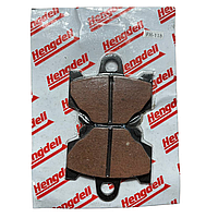 Колодки для дискових гальм Yamaha DT FH 118 Hengdell