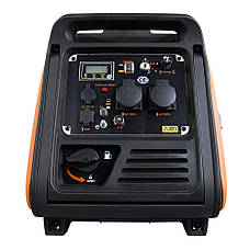 Генератор бензиновий інверторний BLACK&DECKER BXGNI4000E 3.9 кВт ATS Чорний/ Помаранчевий, фото 5