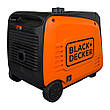 Генератор бензиновий інверторний BLACK&DECKER BXGNI4000E 3.9 кВт ATS Чорний/ Помаранчевий, фото 10