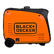 Генератор бензиновий інверторний BLACK&DECKER BXGNI4000E 3.9 кВт ATS Чорний/ Помаранчевий, фото 11