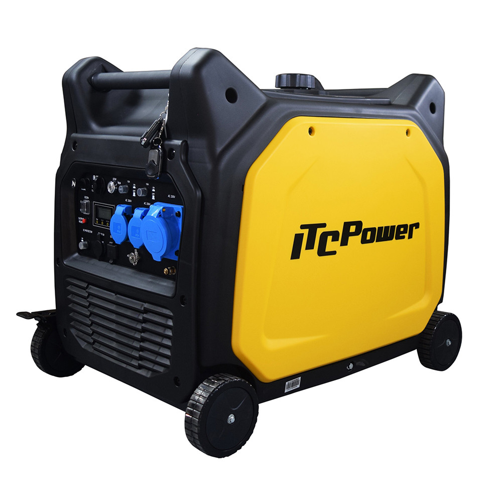Генератор бензиновий інверторний ITC Power GG65EI 6/6.5 кВт Чорний/ Жовтий