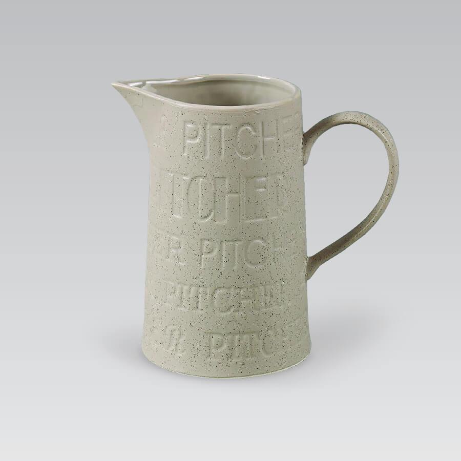 Глечик керамічний Maestro Stone MR-20028-55, 1 л, для води, молока, напоїв