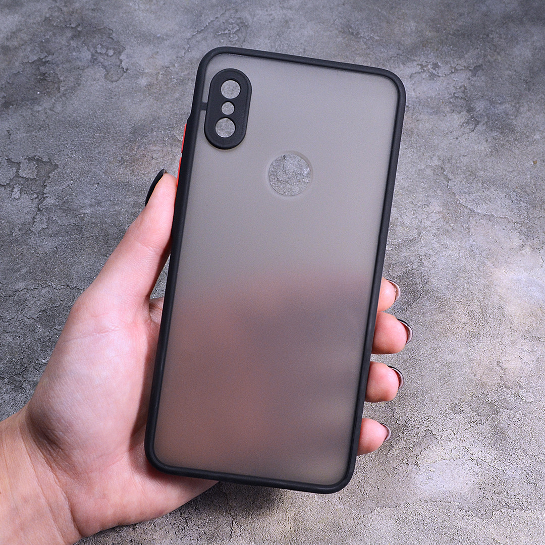 Пластиковий чохол з кольоровими боками і захистом на камеру Xiaomi Redmi Note 6 Pro