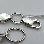 Комплект срібний чорнений ланцюжок бісмарк з фігурним хрестиком 925 проба, фото 10