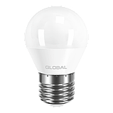 LED-лампа GLOBAL G45 F 5W м'яке світло 220 V E27 AP (1-GBL-141) (NEW), фото 2
