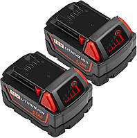 2 Пакет Milwaukee M18 M18B Літій XC 5.5Ah 18V 99W Акумуляторна акумуляторна батарея
