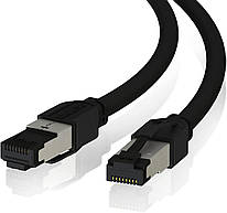 Кабель LINKUP Cat8 Ethernet Patch Cable 26AWG Double Shielded 40Gbps